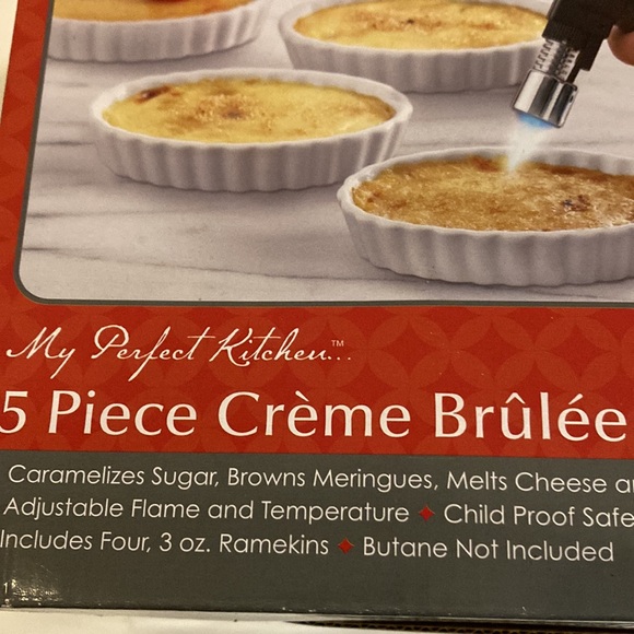 My perfect kitchen five piece crème brûlée set with torch bed bath and beyond - Picture 2 of 7
